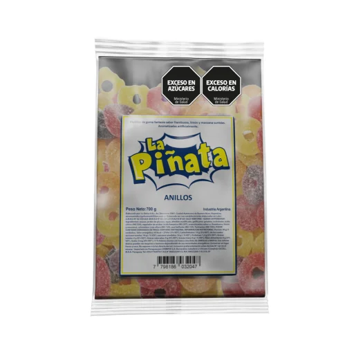 Caramelo Piñata anillos 700gr