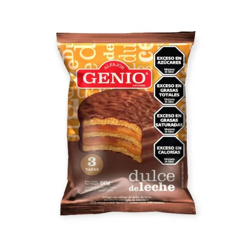 Alfajor Genio negro x12u