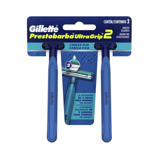 Maquina de afeitar Gillette prestobarba ultragrip x2