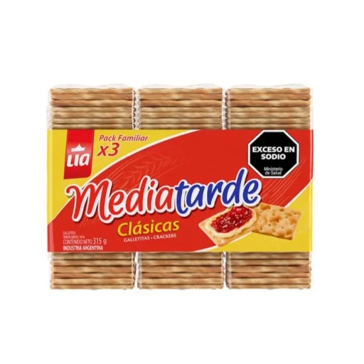 Galletas de agua Mediatarde x3