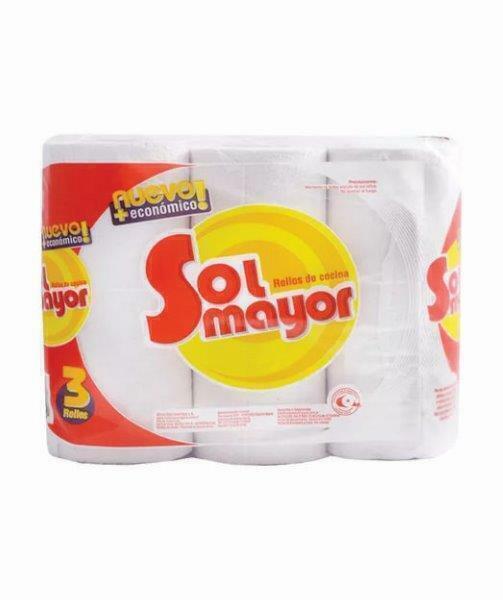 Rollo Cocina x3 40 paños Sol Mayor